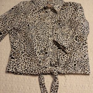 Animal print shirt